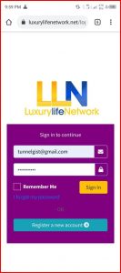 Luxury life Network Login | How to Login to Luxury life Network