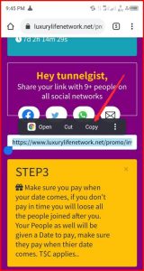 Luxury life Network Referral | How to Refer and earn on Luxury life Network