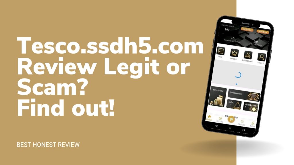 Tesco.ssdh5.com Reviews ( Is Tesco.ssdh5 Legit or Scam, Sign Up and Login