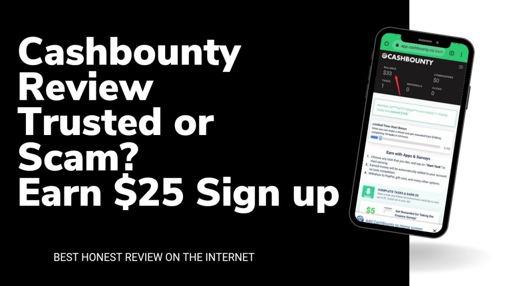 Cashbounty.org Review | Is cashbounty Legit or Scam | Earn free $25