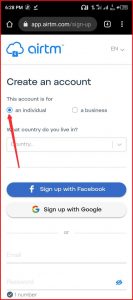 AIRTM Sign Up | How to create an account on AIRTM