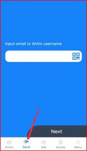How to send money using AIRTM App