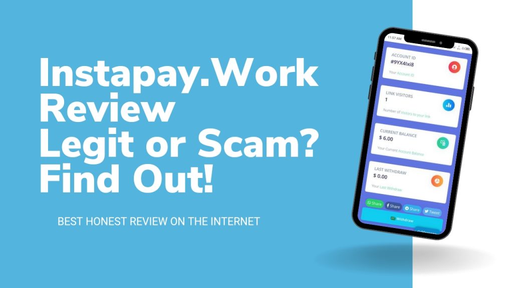 Instapay.work.com review | Is Instapay Legit or Scam | Earn for Referrals!