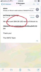 OnfoCoin payment proof 