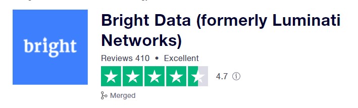 BRIGHT DATA TRUST PILOT REVIEWS AND RATING: