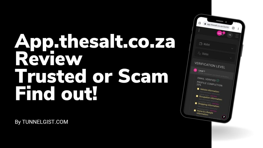 App.thesalt.co.za Review | Is App.thesalt.co.za TheSalt Legit or Scam?  