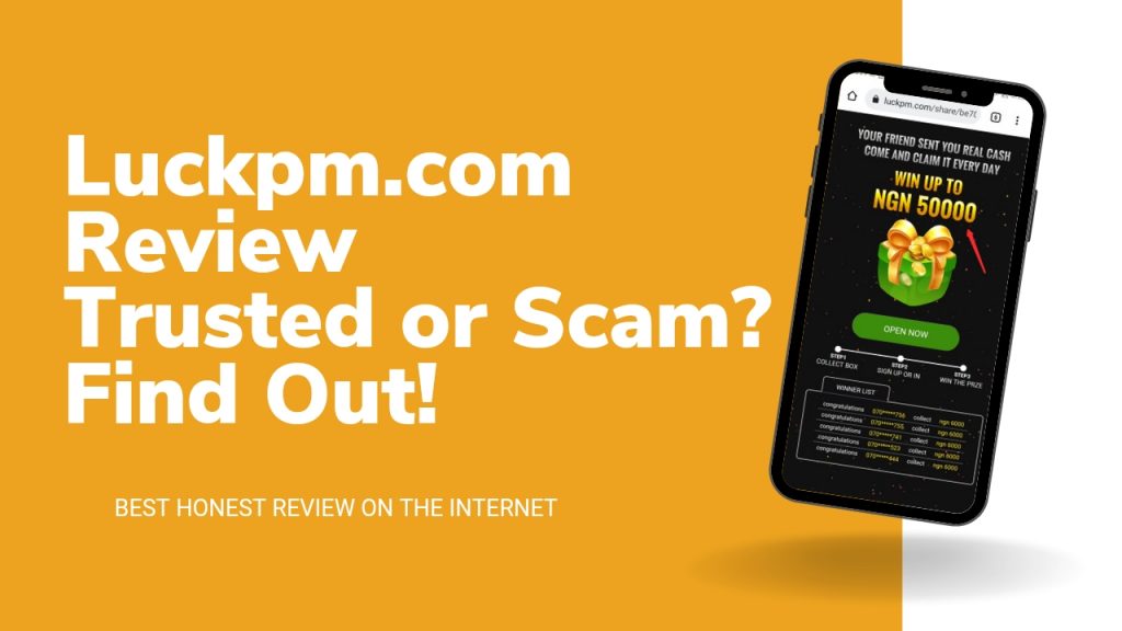 luckpm.com Review | Is Luckpm Legit or Scam?