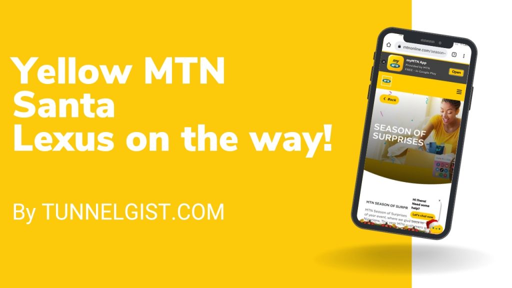 Become a Yellow Santa in the MTN Season of Surprises Campaign