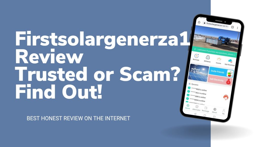 Firstsolargenerza1.in Review | Is Firstsolargenerza1.in Legit or scam?