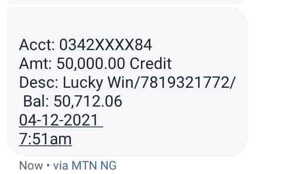 Luckywin.ng Payment Proof