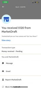 Marketdraft.com Payment Proof