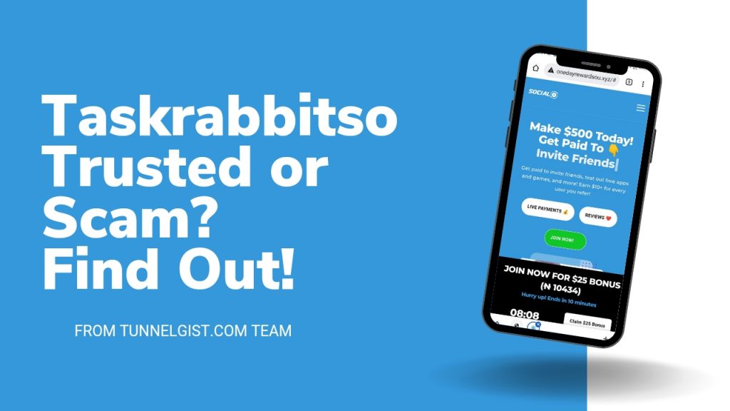 Taskrabbitso.xyz Review | Is Taskrabbitso Legit or Scam?