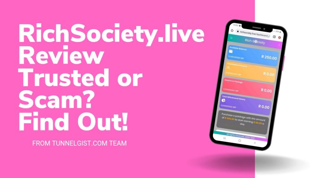 Richsociety.live Review | Is Richsociety Legit or Scam?