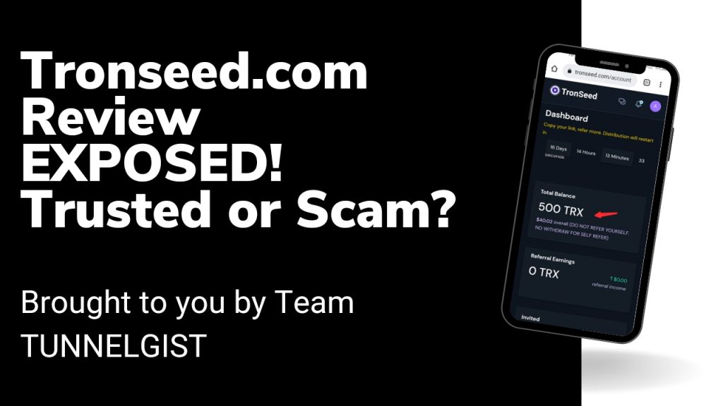 Tronseed.com Review | Is Tronseed.com Legit or Scam