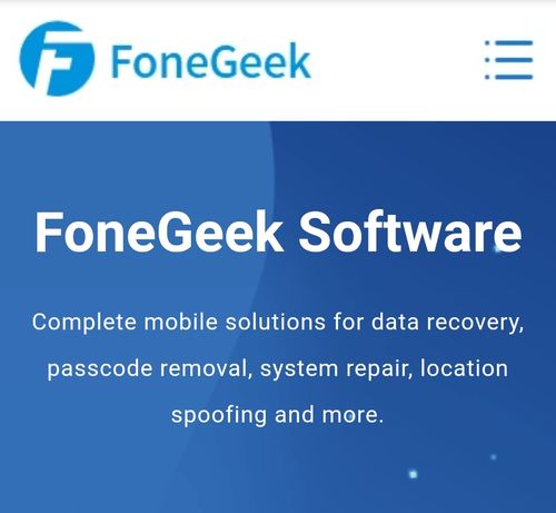FoneGeek iOS System Recovery Review
