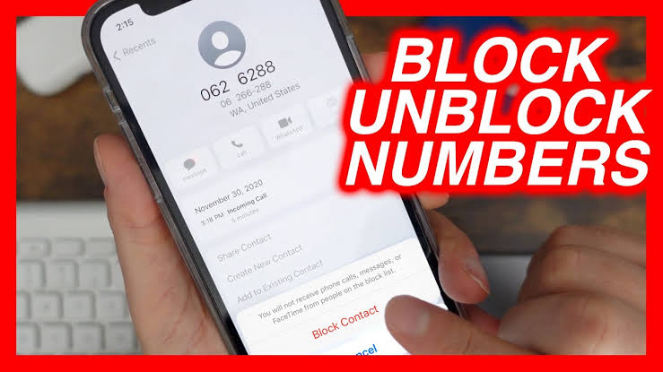 how to unblock a number from iphone 