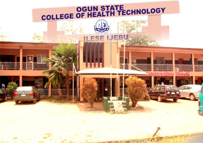 Ogun State College Of Health Technology Admission Form 2022/2023