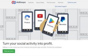 Adkeeps Review | Earn Money from Ads