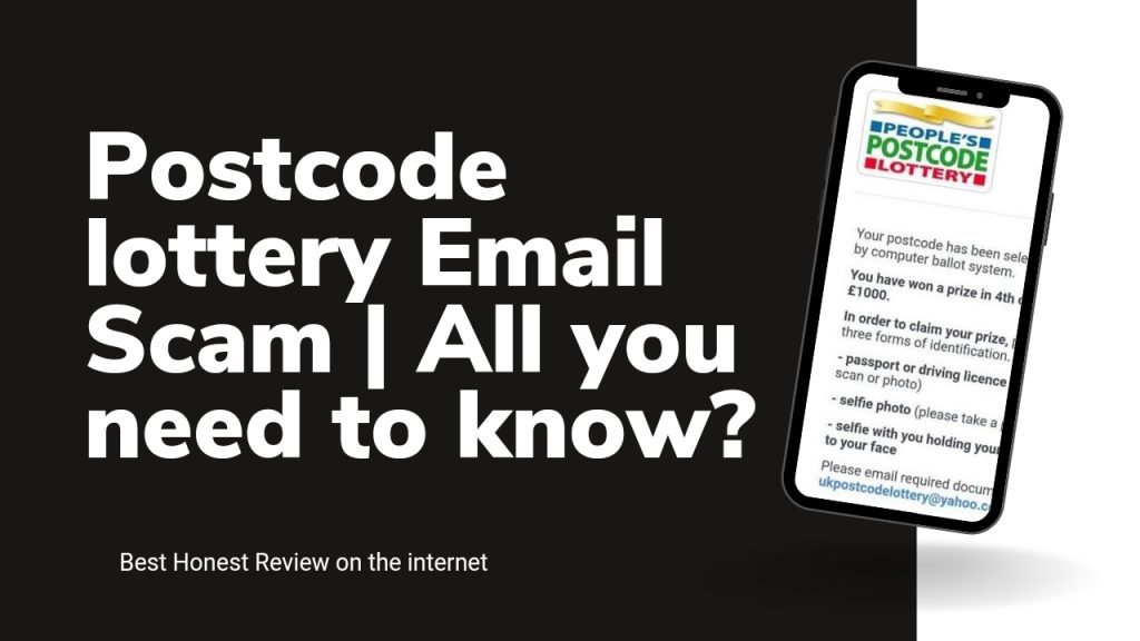 Postcode lottery Email Scam