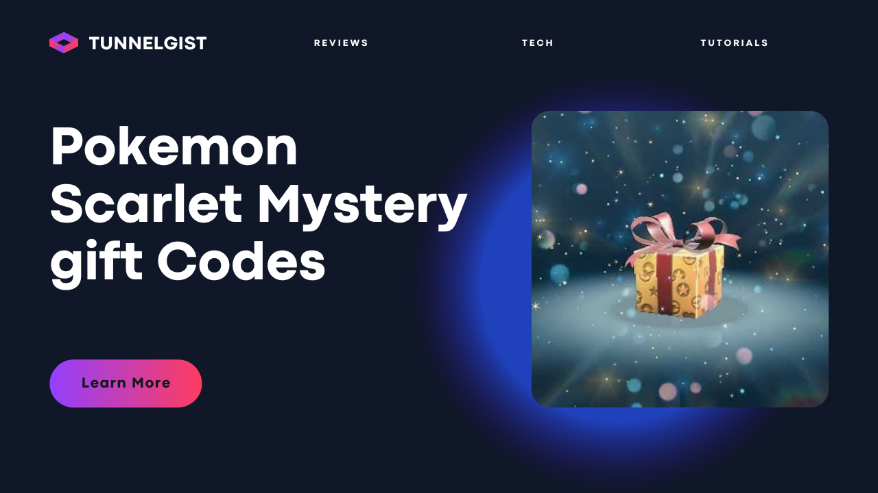 Pokemon Scarlet Mystery gift Codes All Codes Available Tunnelgist