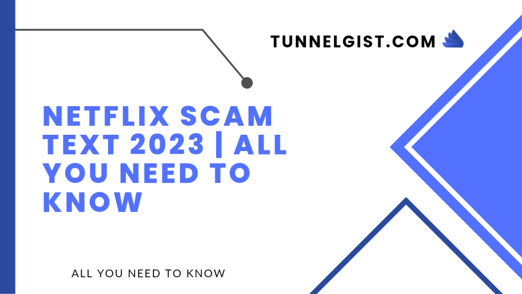 Netflix scam text 2023 