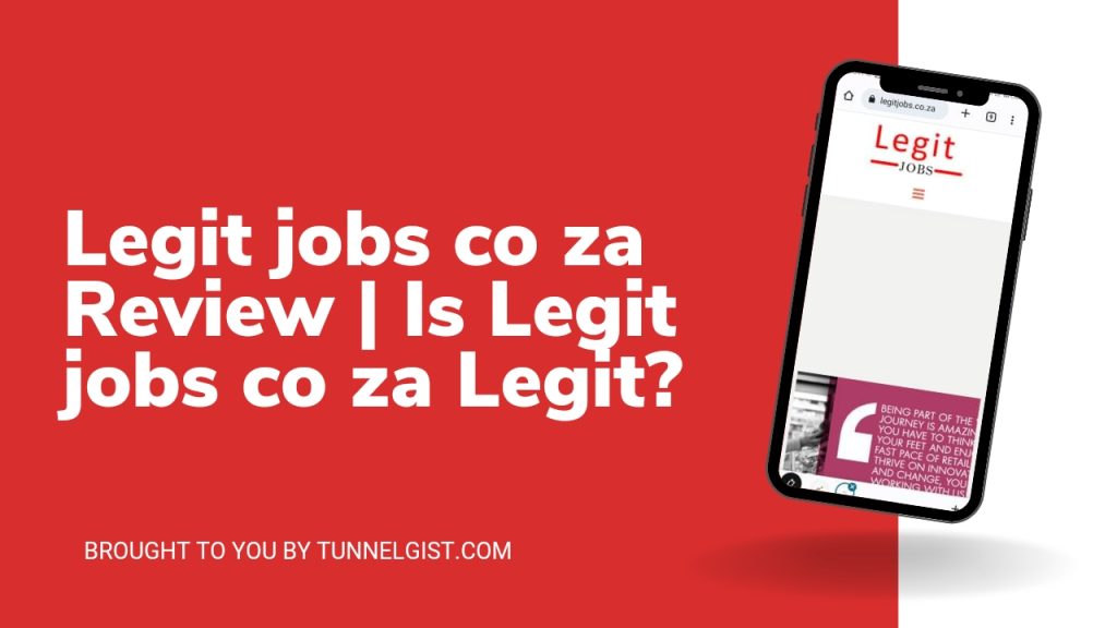 Legit jobs co za Legit