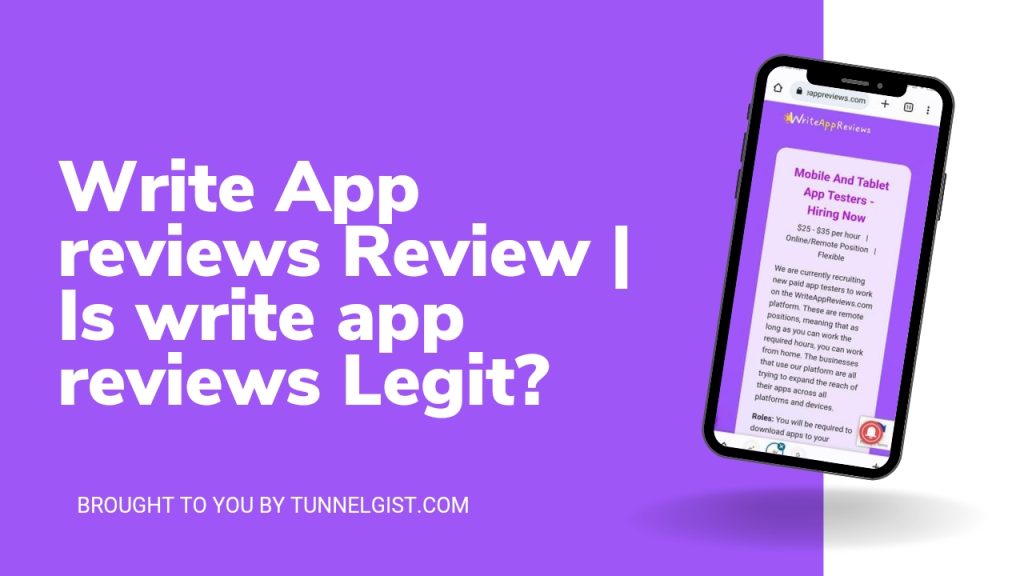 Is write app reviews Legit