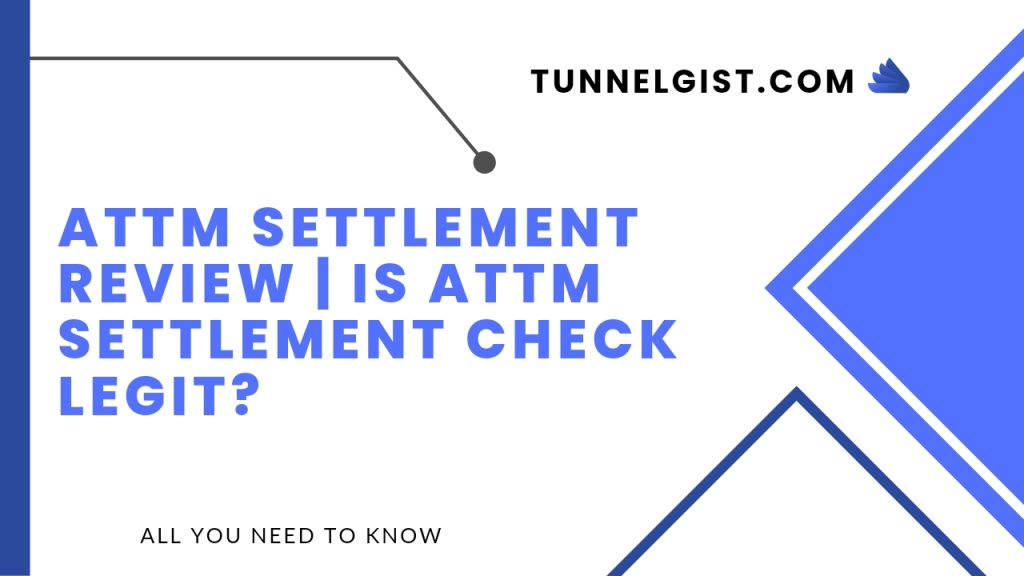Attm settlement check legit