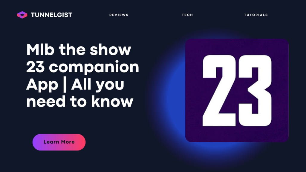 Mlb the show 23 companion App