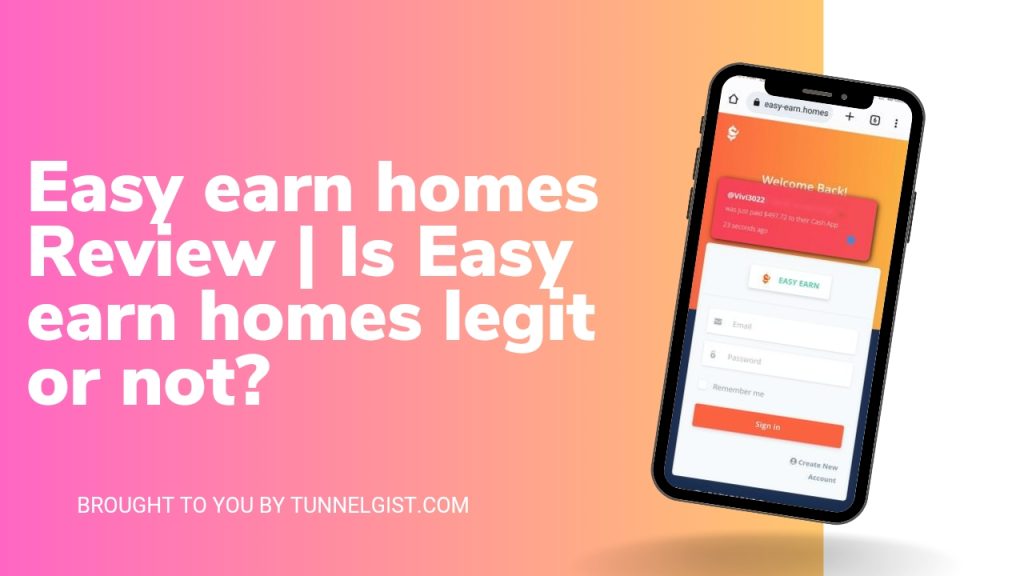 Is Easy earn homes legit or not