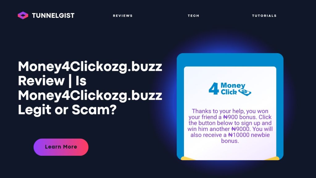 Money4Clickozg.buzz Review