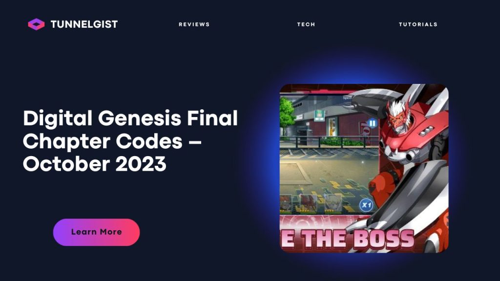 Digital Genesis Final Chapter Codes
