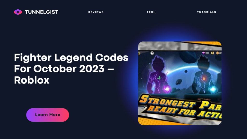 Fighter Legend Codes For October 2023