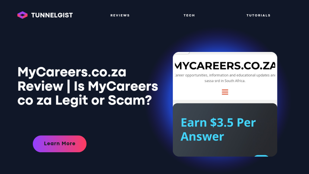 Is MyCareers co za  Legit or Scam