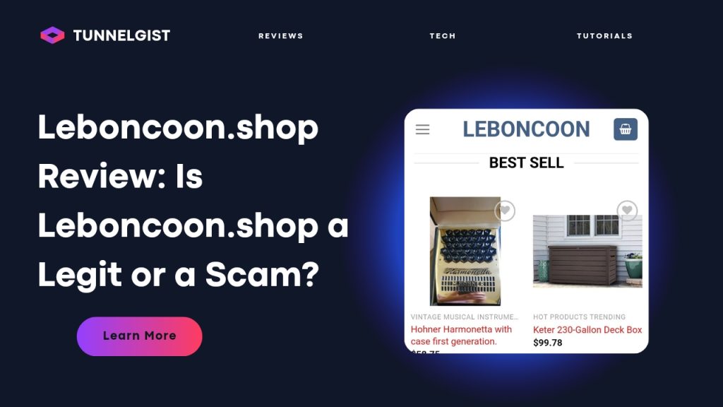 Is Leboncoon.shop a Legit