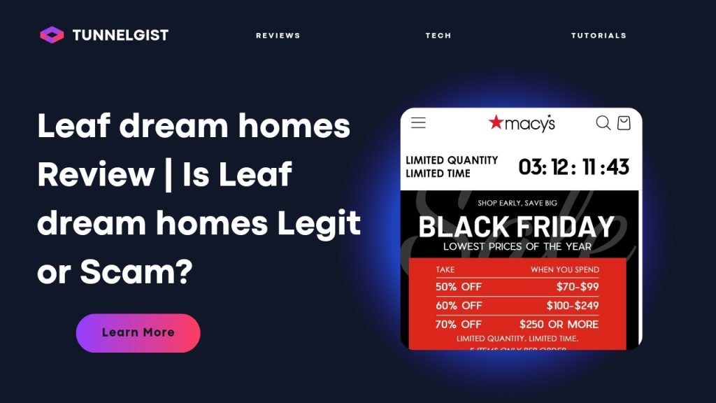 Is Leaf dream homes Legit or Scam