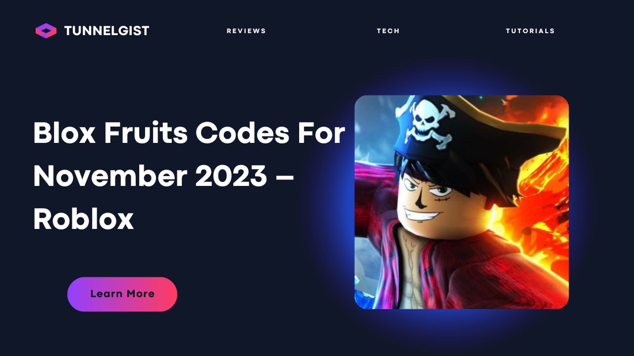 Blox Fruits Codes For December 2023 – Roblox - Tunnelgist