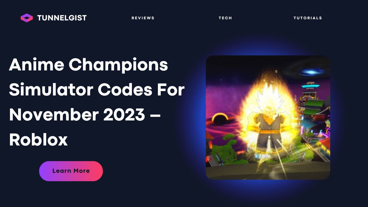 Anime Champions Simulator Codes November 2023