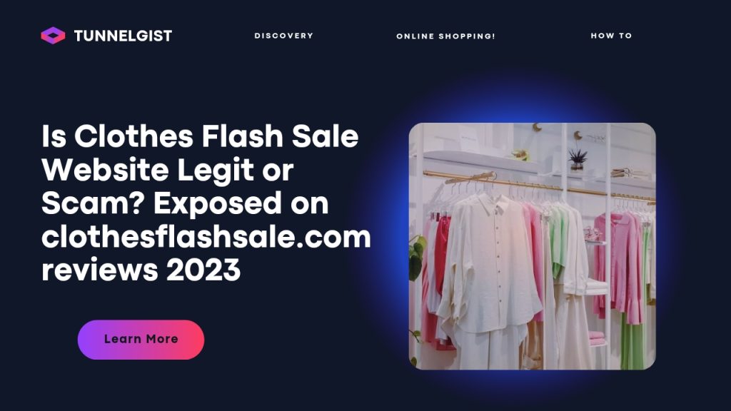 Is Clothes Flash Sale Website Legit or Scam