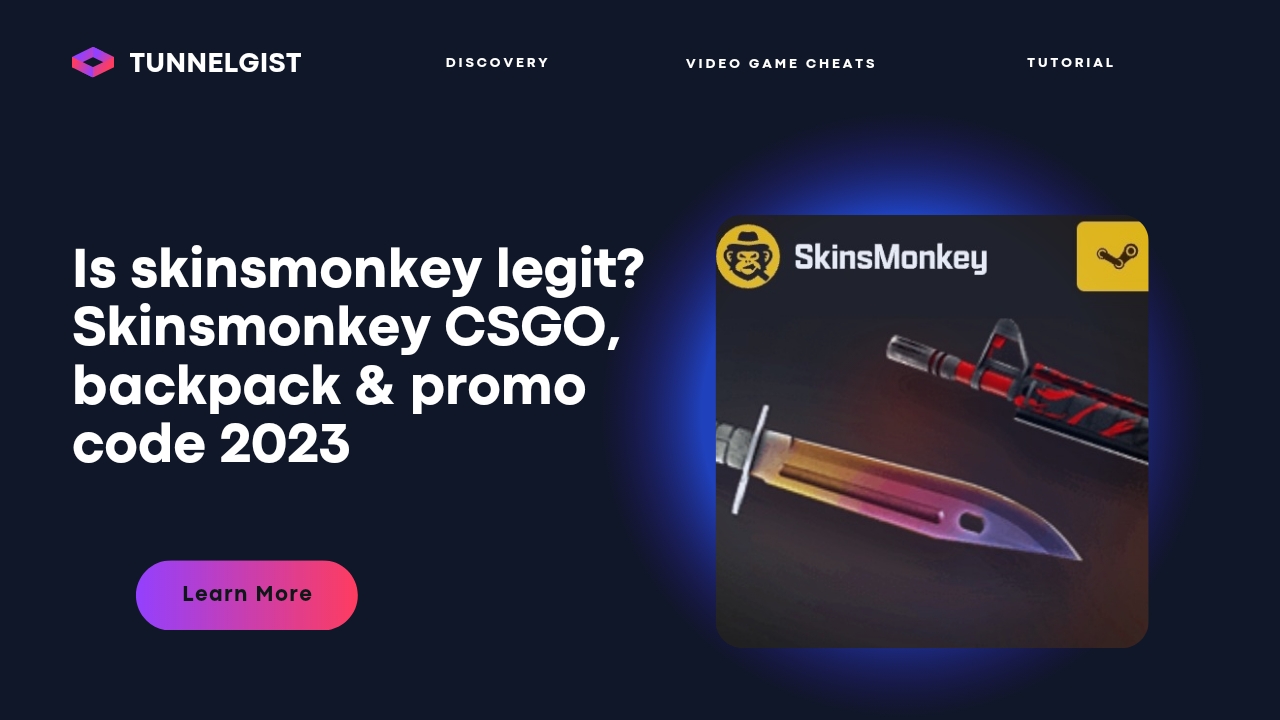 SkinsMonkey Backpack, Promo code – How to Trade 2023 - Tunnelgist